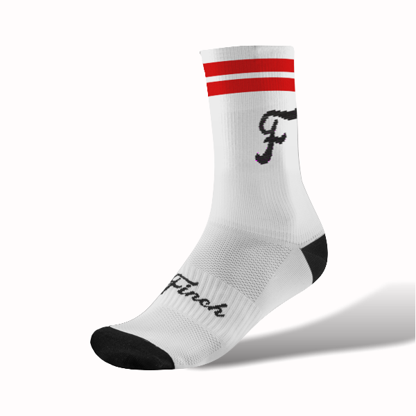 RACER Red stripes Cycling Socks