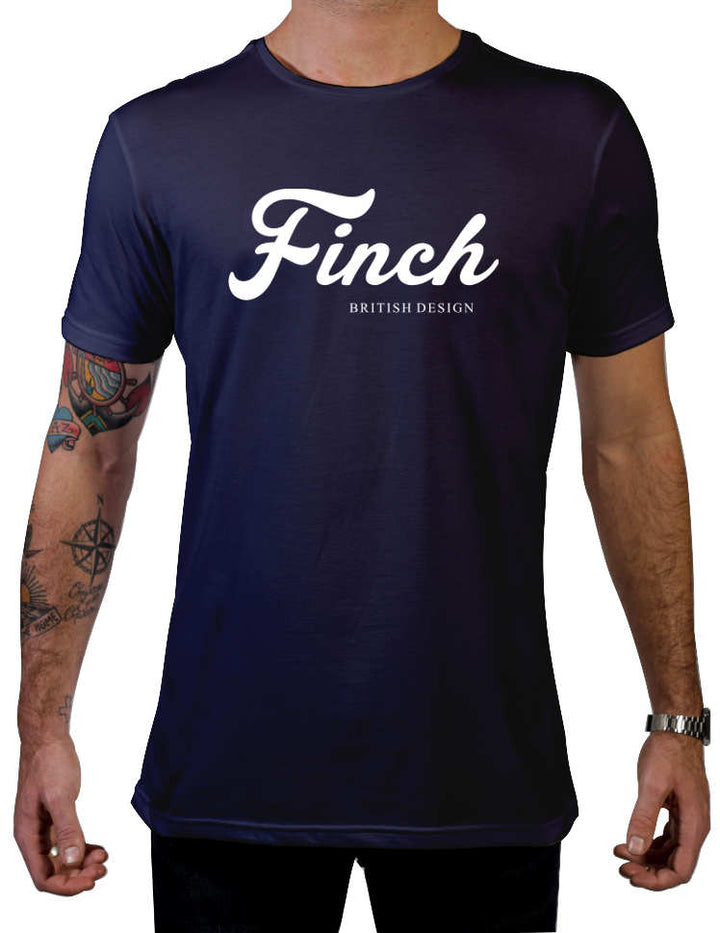 Navy & White/Finch T-Shirt