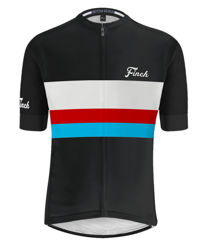 Classic Coral & Turquoise Men's Cycling Jersey
