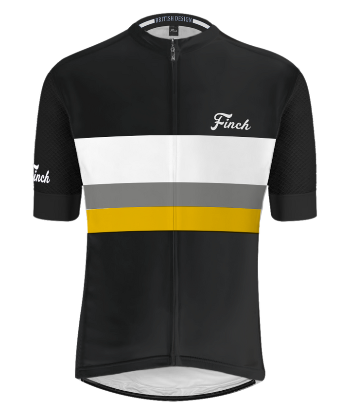 Classic Yellow Men's Cycling Jersey
