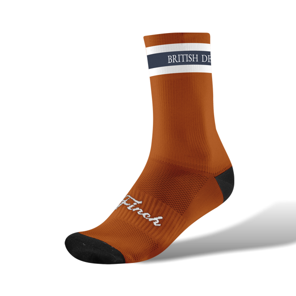 Classic Terracotta Premium Cycling Socks