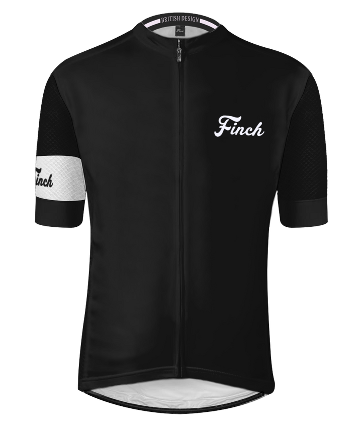 Pure Black Men's Cycling Jersey